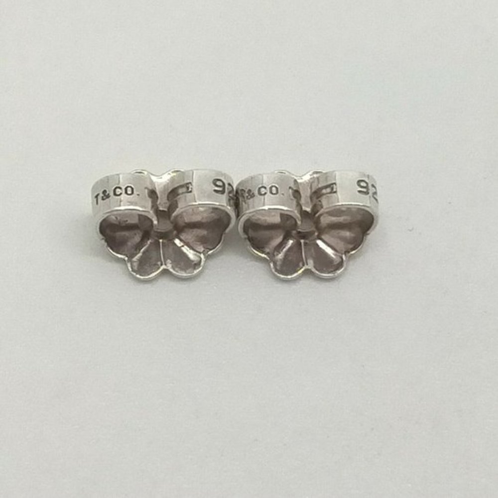 Tiffany & Co. Pierced Earrings Twist Knot Silver_8